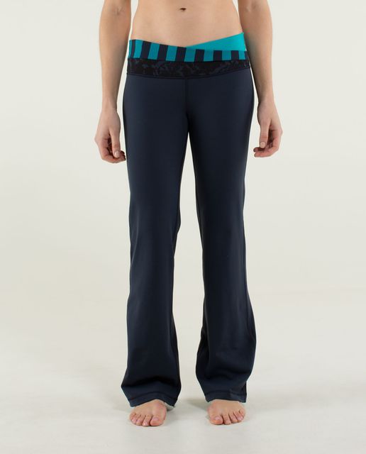 Lululemon Astro Pant *Full-On Luon (Tall) - Black / Flowabunga Mini Multi /  Bleached Coral - lulu fanatics