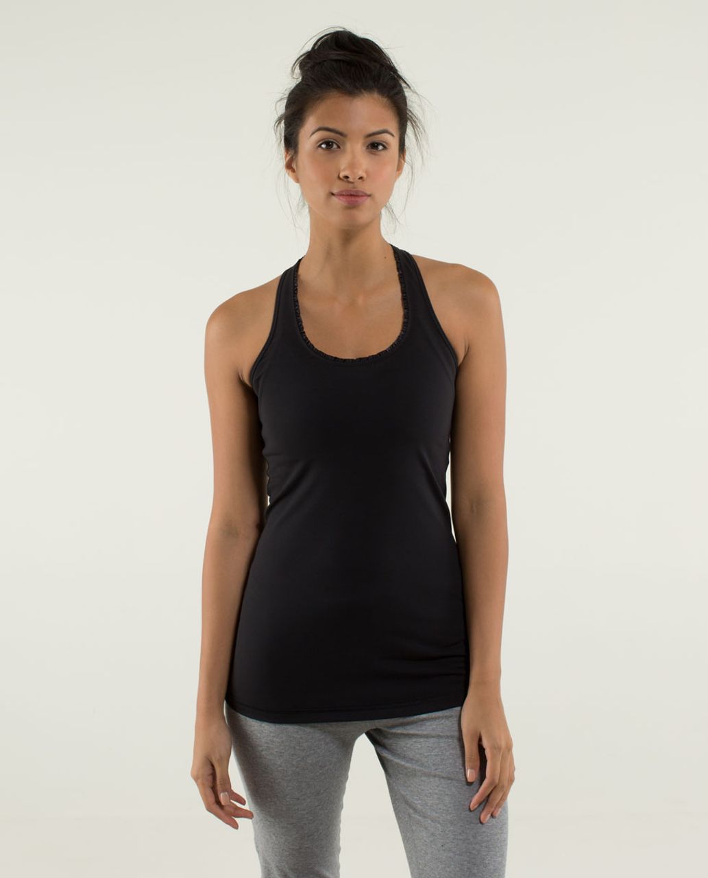 Lululemon Cool Racerback *Ruffle - Black