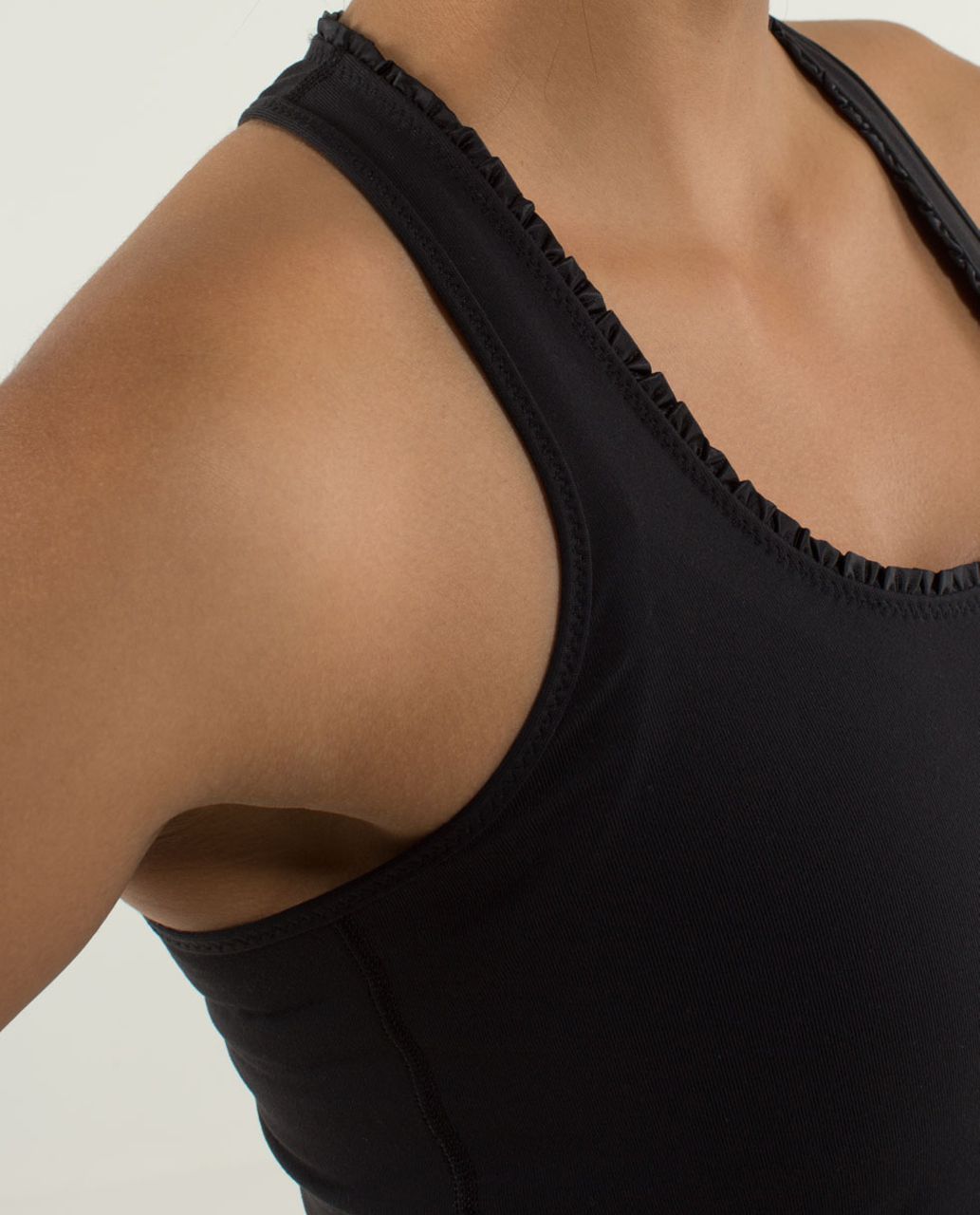 Lululemon Cool Racerback *Ruffle - Black