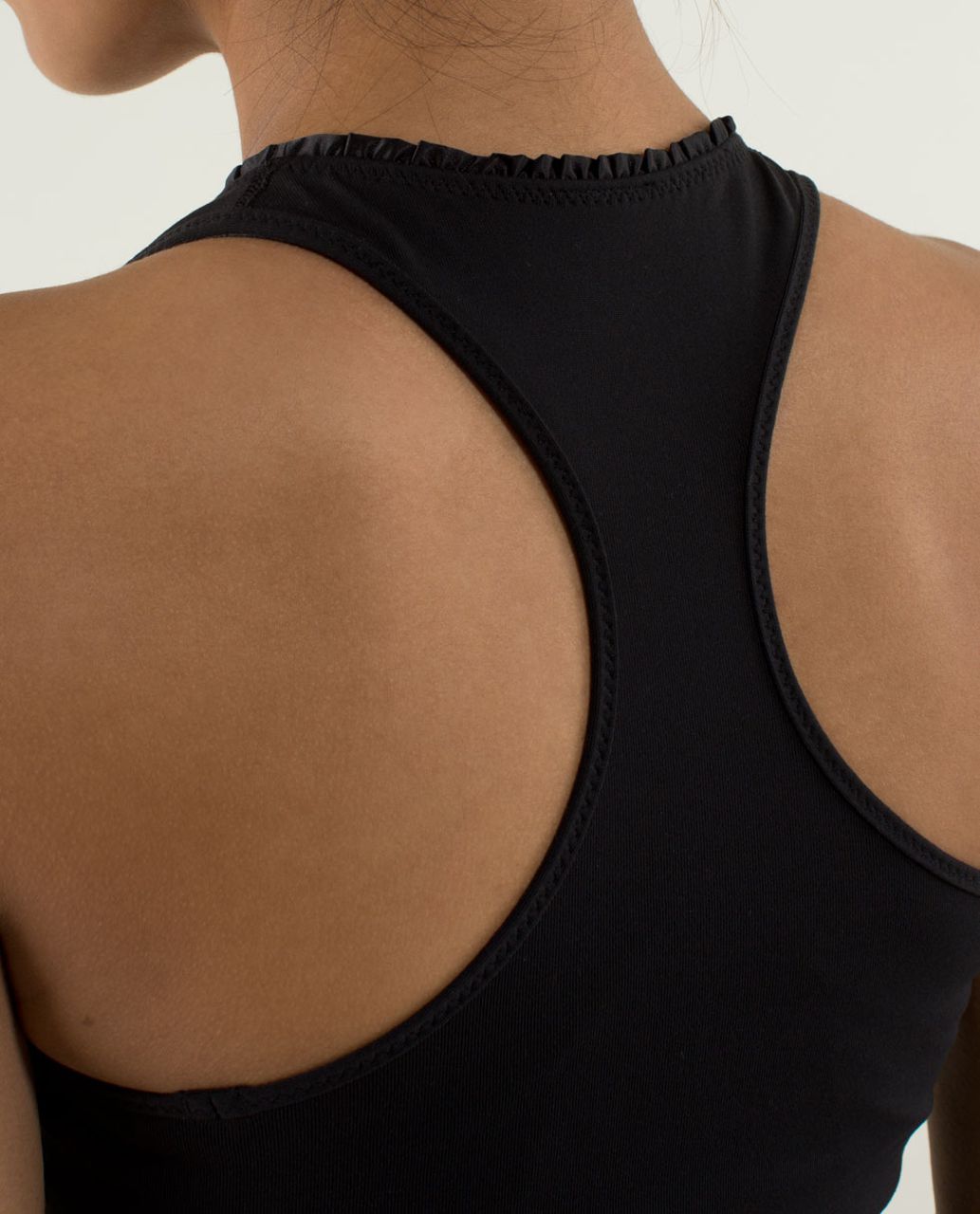 Lululemon Cool Racerback *Ruffle - Black