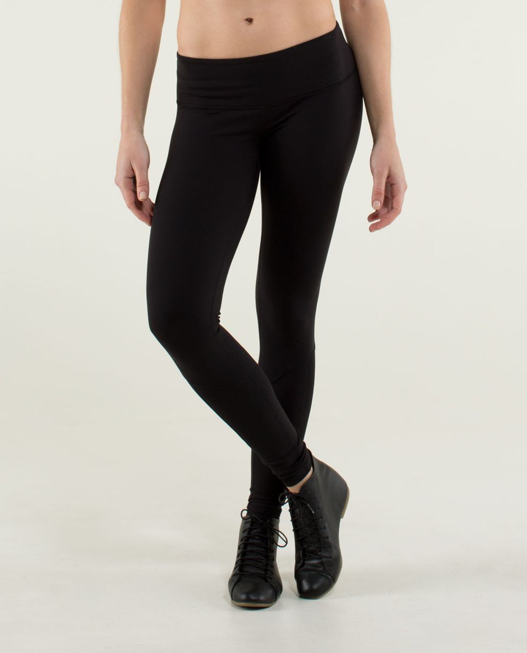 Lululemon Wunder Under Pant *Lace - Black - lulu fanatics