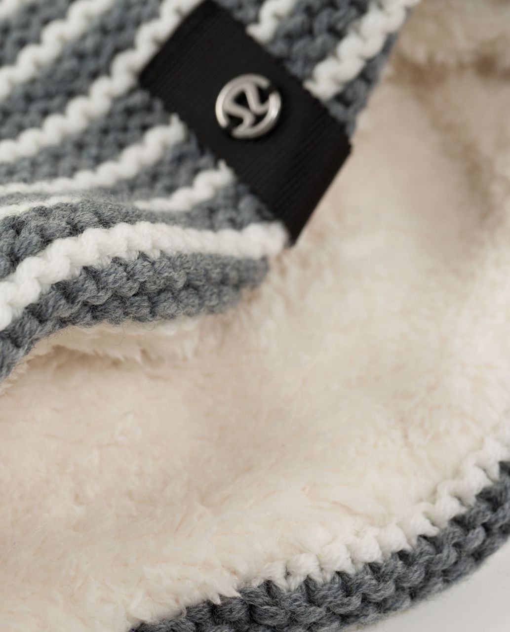 Lululemon Keepin' It Cozy Ear Warmer - Heathered Medium Grey / Angel Wing