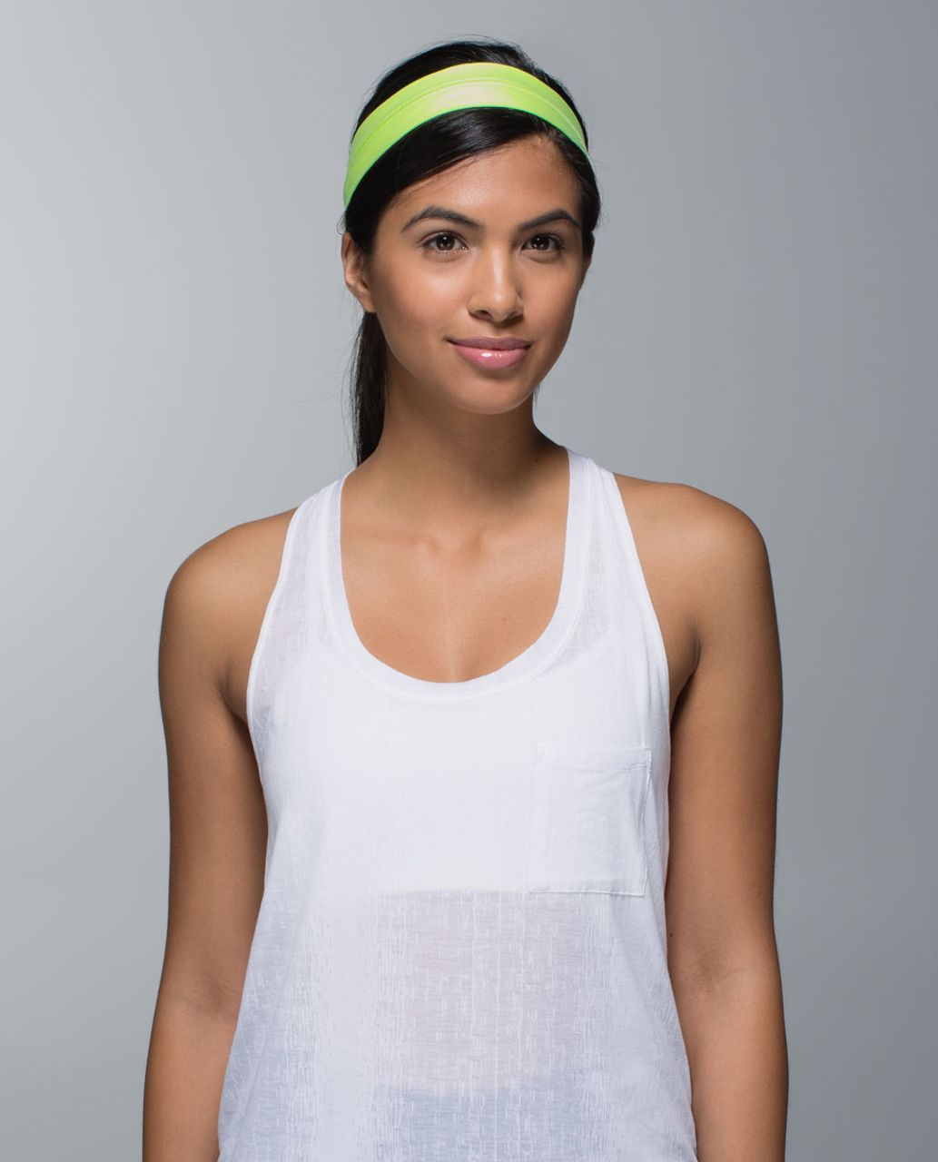 Lululemon Fly Away Tamer Headband - Clear Mint