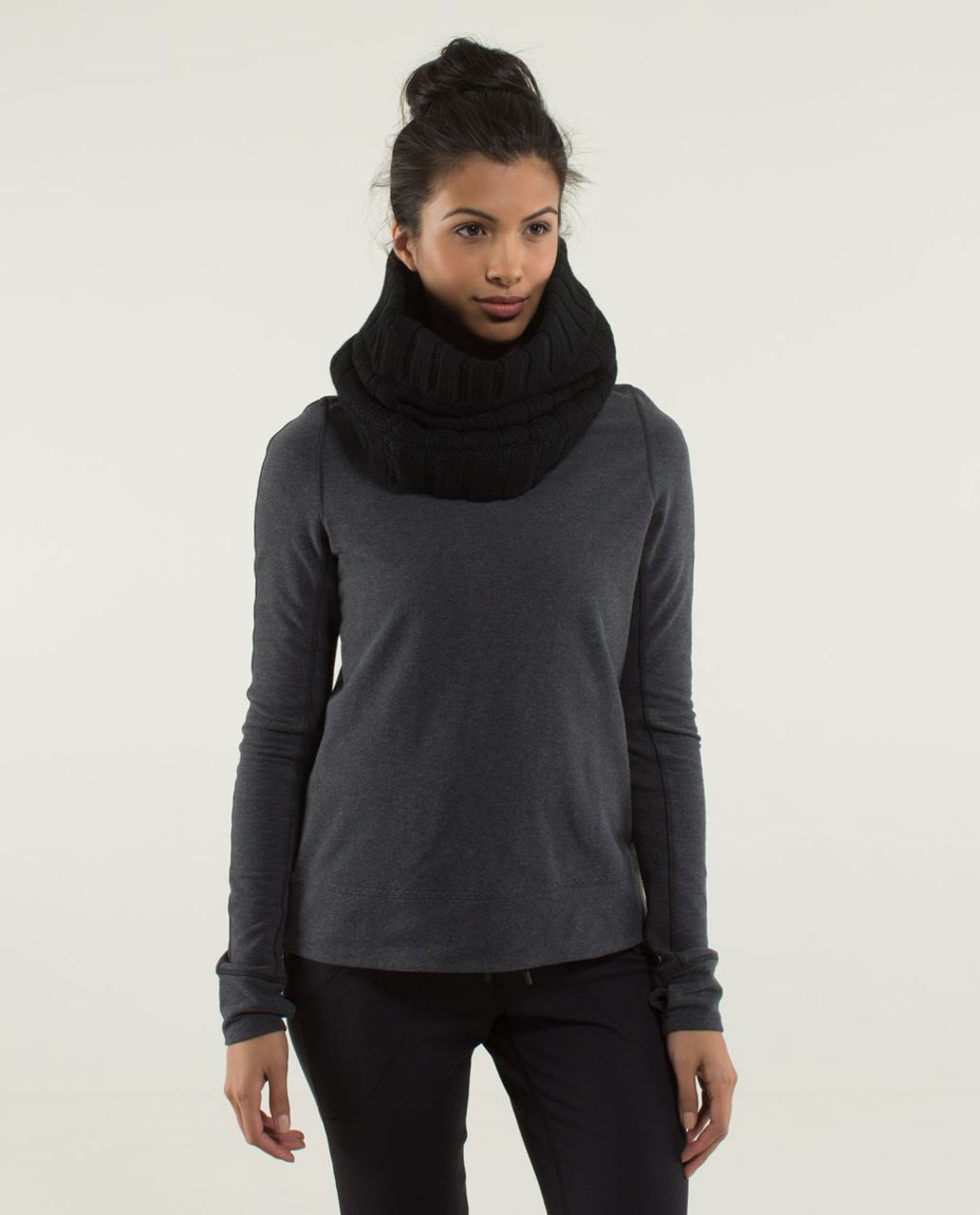 Lululemon Keepin' It Real Cozy Neck Warmer - Black