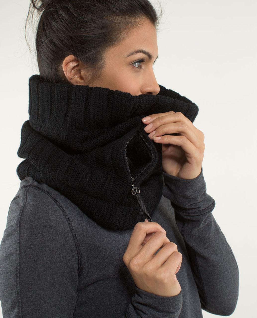 Lululemon Keepin' It Real Cozy Neck Warmer - Black