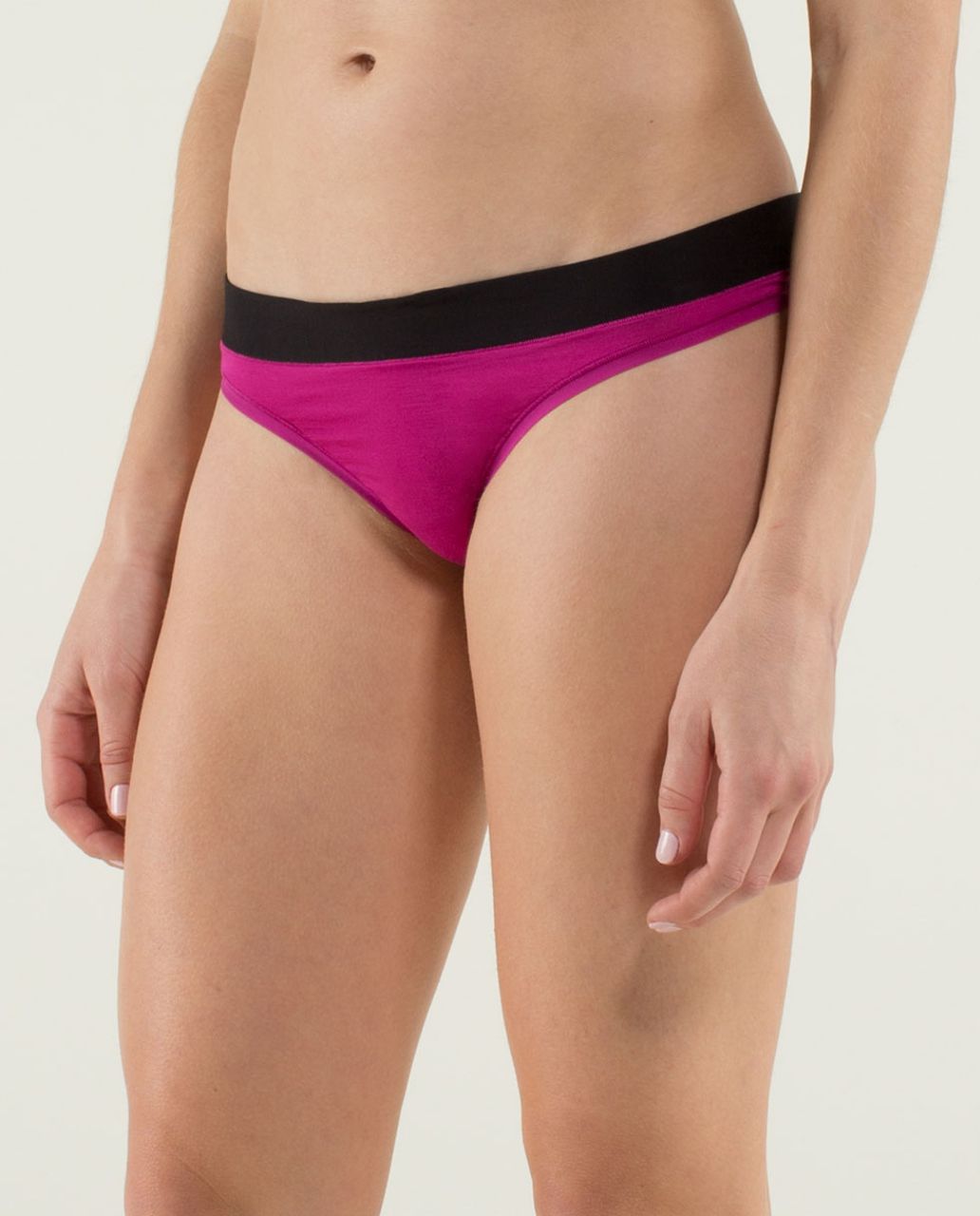 Lululemon Mula Bandhawear Thong - Raspberry /  Black