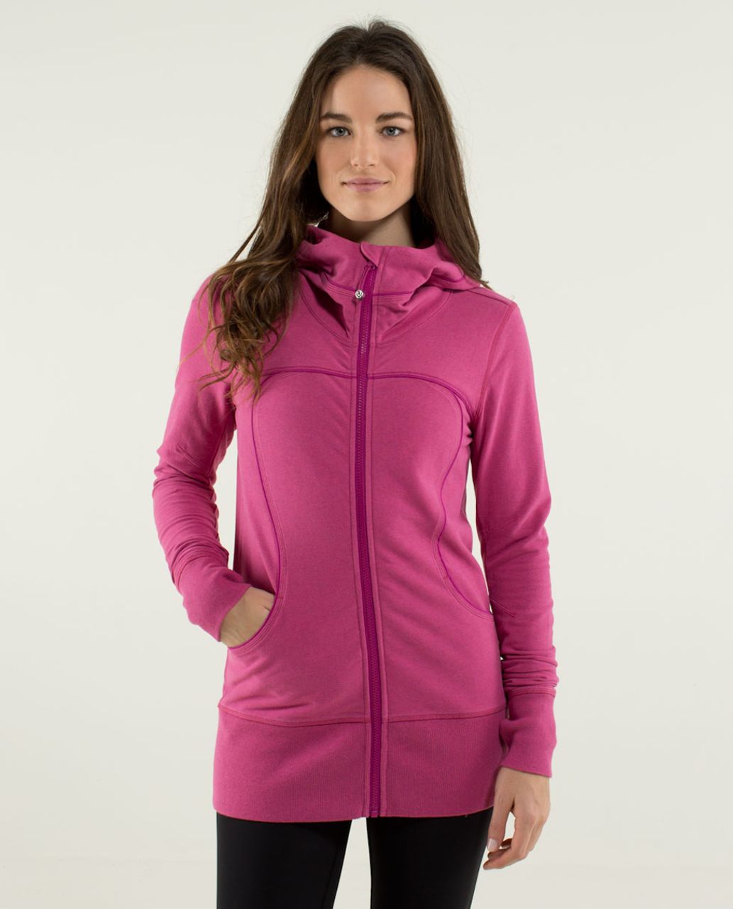 Lululemon Live Simply Jacket II - Heathered Raspberry / Heathered Raspberry