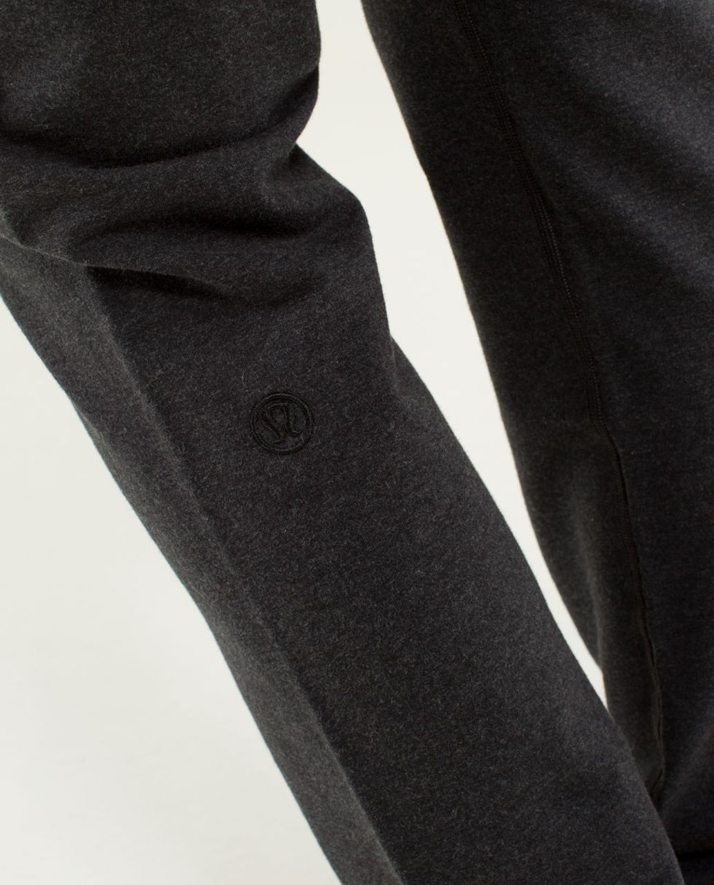 Lululemon Feel Good Pant - Heathered Black - lulu fanatics