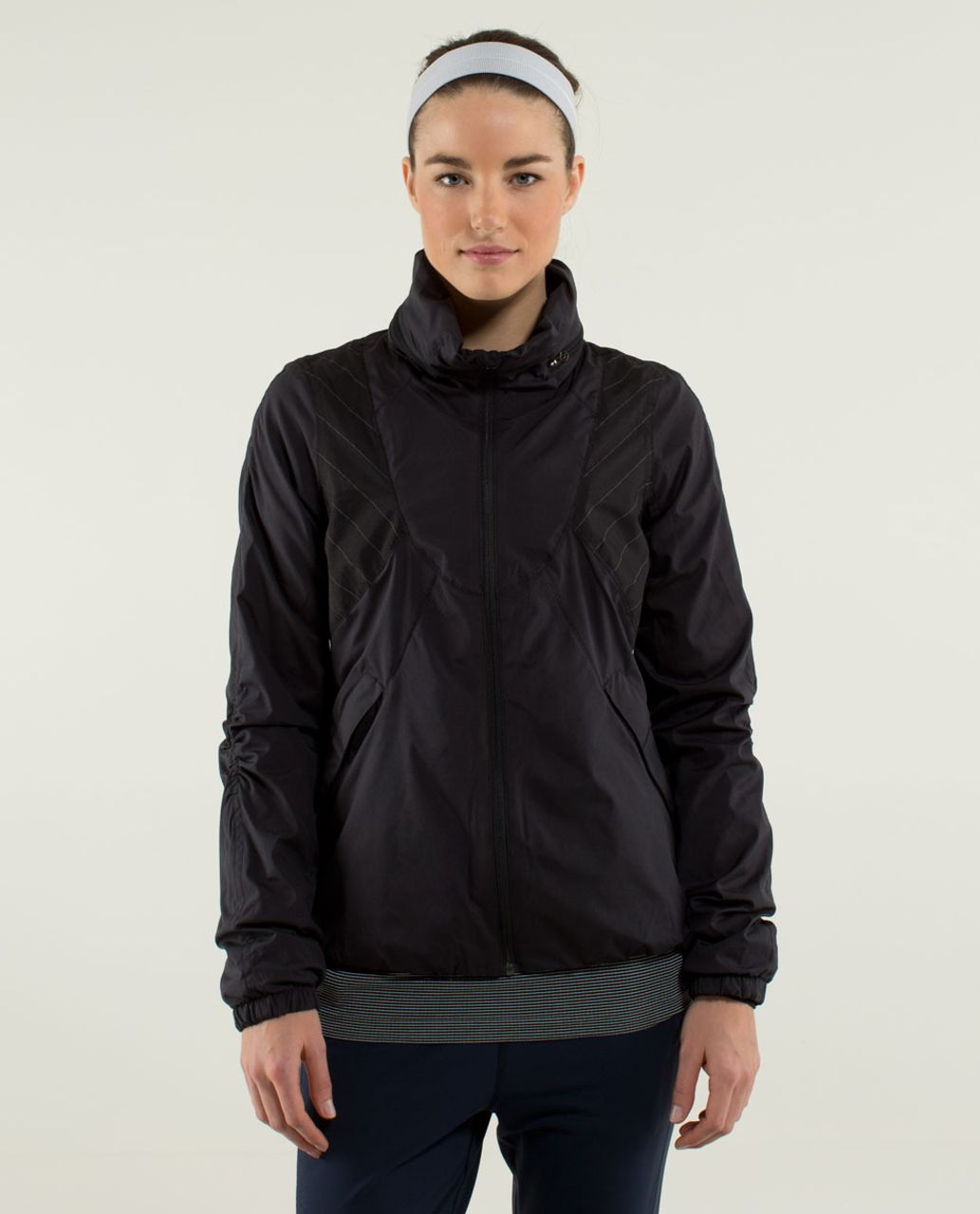 Lululemon Run:  Hustle Jacket - Black /  Black