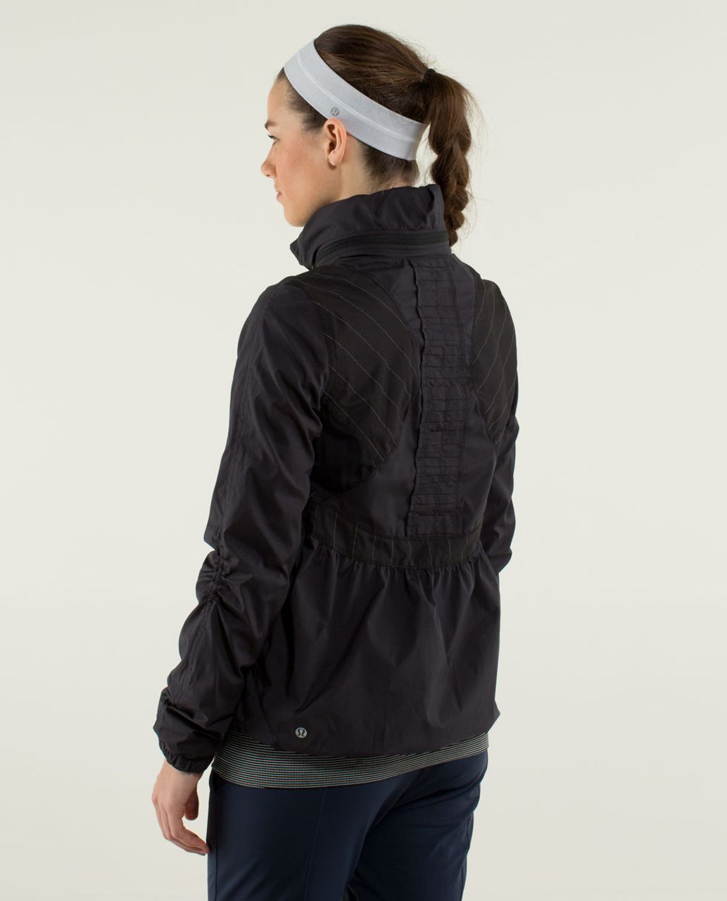 Lululemon Run:  Hustle Jacket - Black /  Black