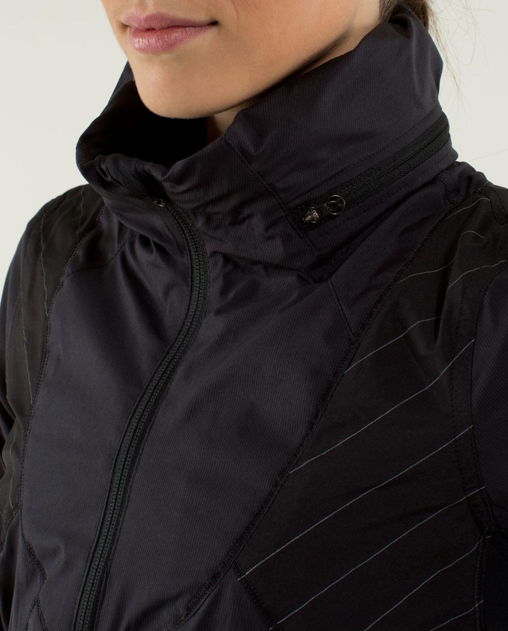 Lululemon Run:  Hustle Jacket - Black /  Black