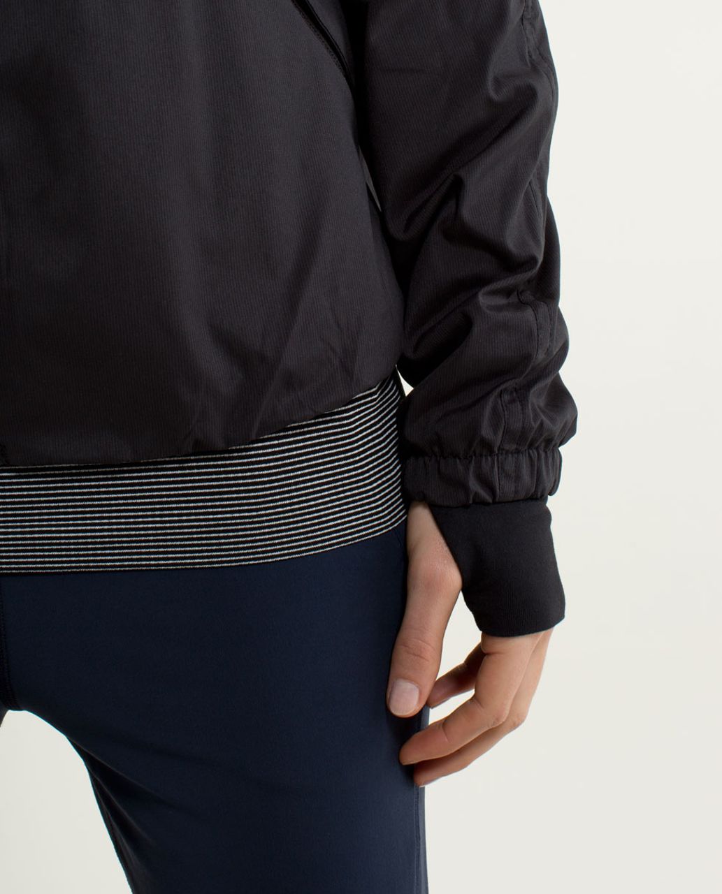 Lululemon Run:  Hustle Jacket - Black /  Black