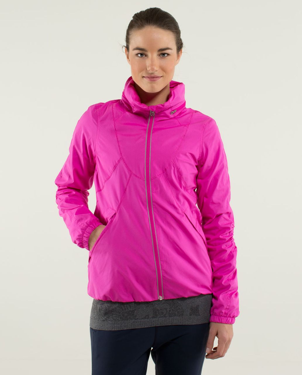 lululemon athletica, Tops, Lululemon Quarter Zip Pullover With Ruffle  Detailing