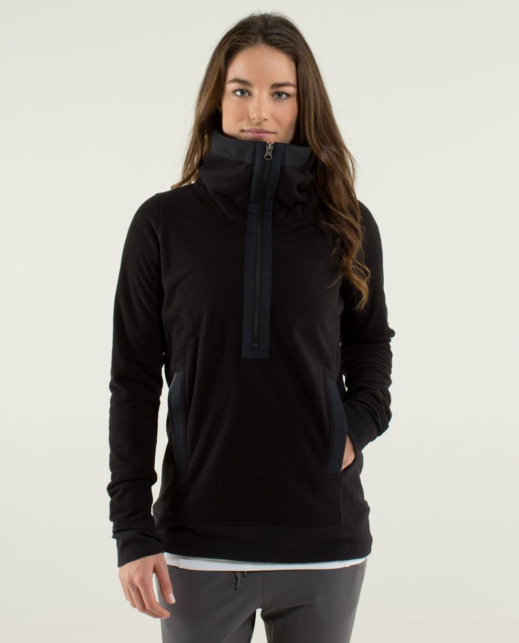 Lululemon Post Chaturanga Pullover - Black