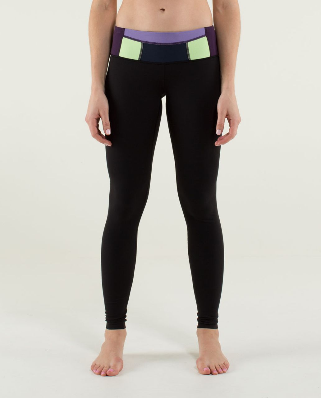 Lululemon Wunder Under Pant *Full-On Luon - Black / Quilt Winter 13-04