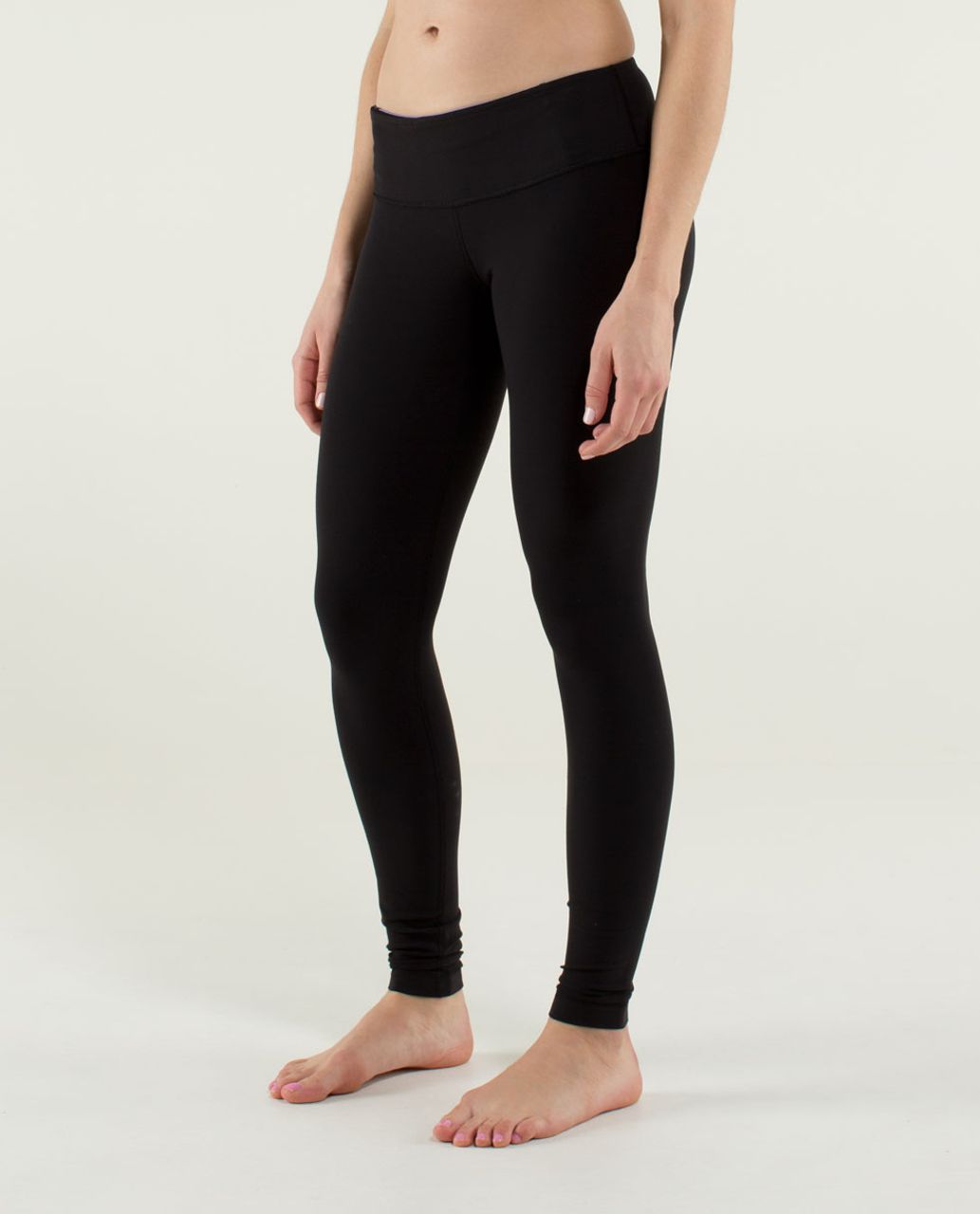 Lululemon Wunder Under Pant *Full-On Luon - Black / Quilt Winter 13-04