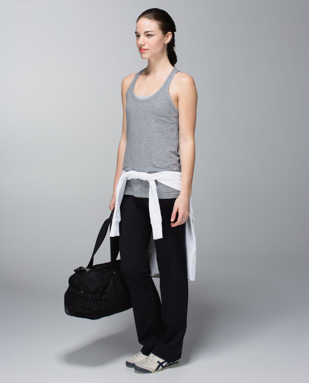 Lululemon Astro Pant (Regular) *Full-On Luon - Black / White / Heathered  Herringbone Heathered Black White - lulu fanatics