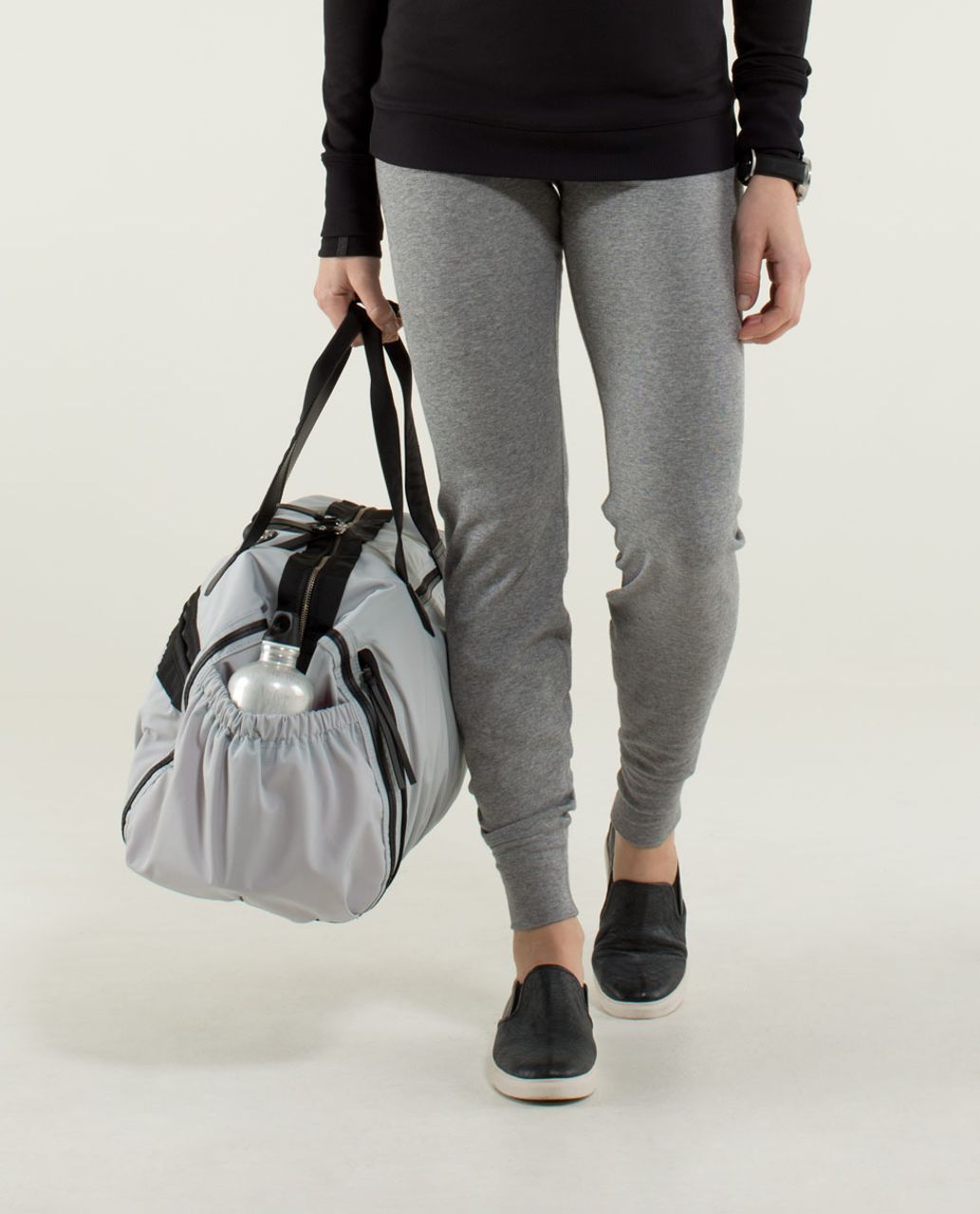 Lululemon Weekend Warrior Bag - Silver Spoon / Bleached Coral / Black