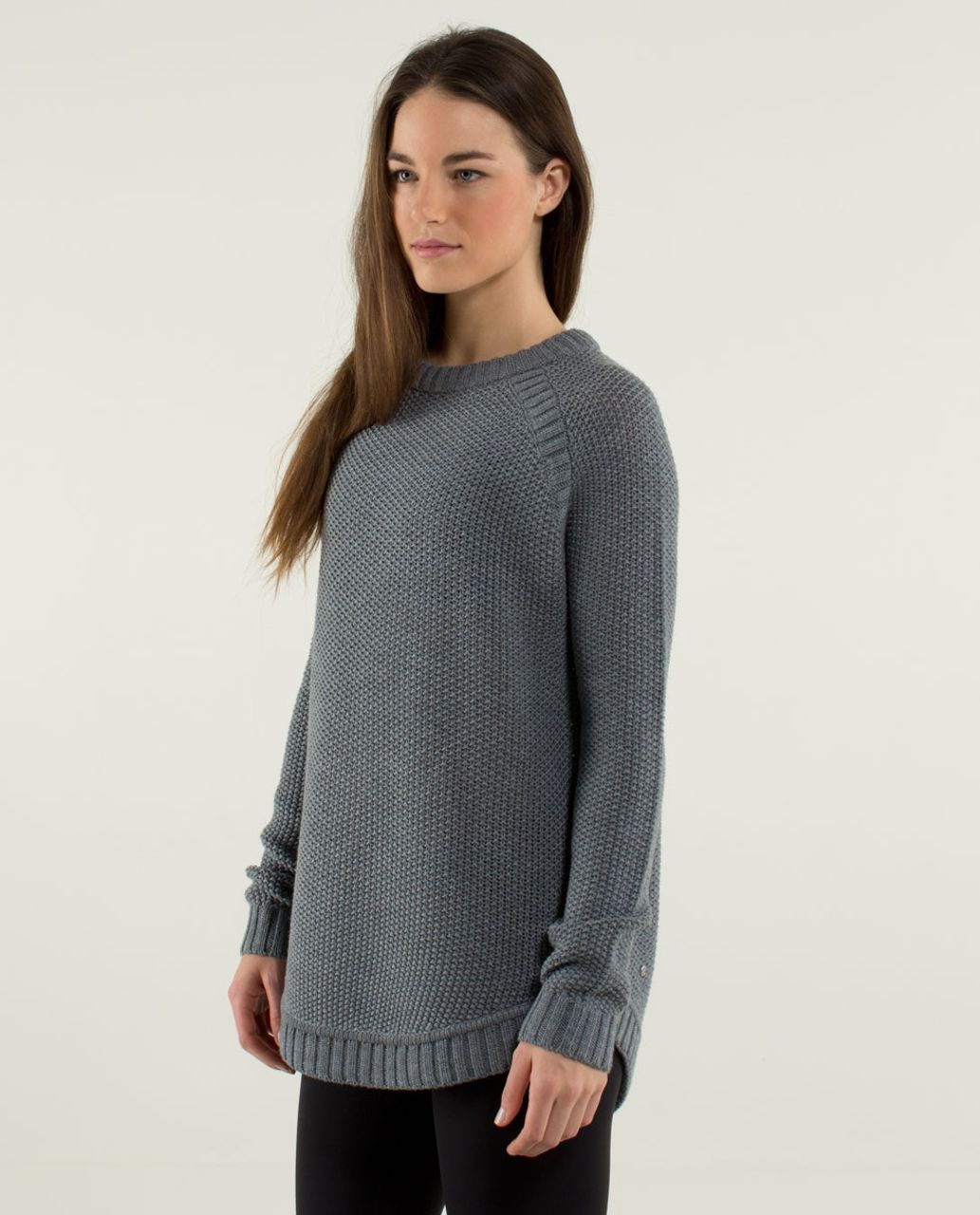 Lululemon Passage Sweater - Heathered Medium Grey - lulu fanatics