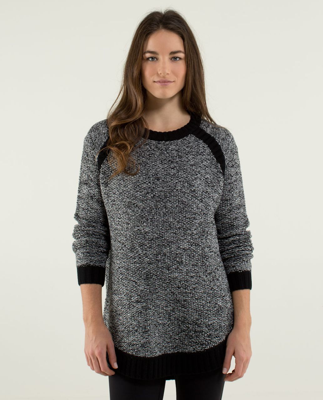 Lululemon Passage Sweater - Black / Angel Wing