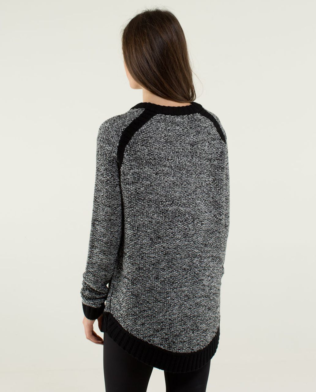 Lululemon Passage Sweater - Black / Angel Wing