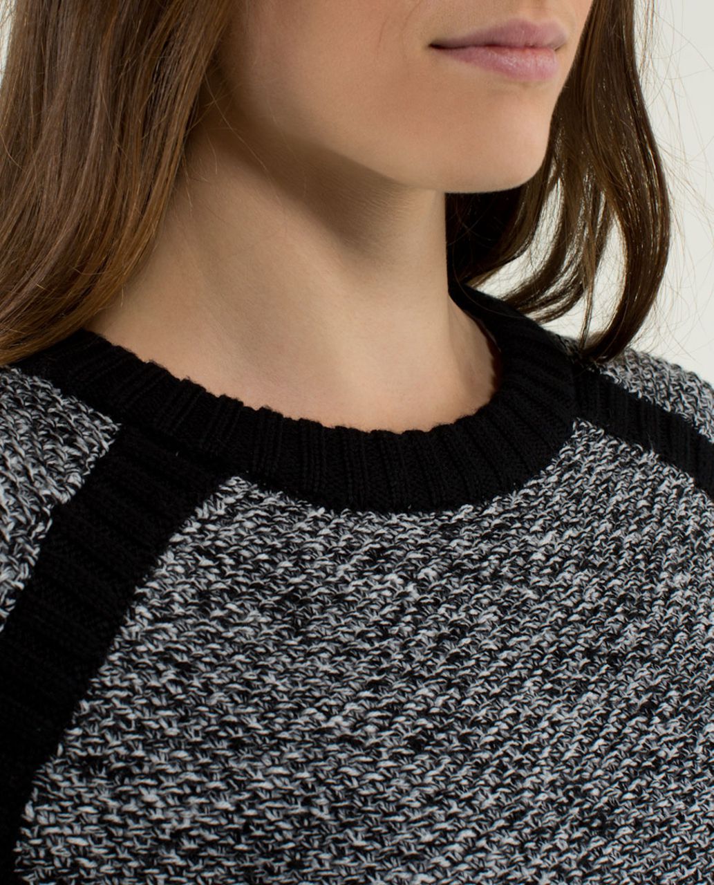 Lululemon Passage Sweater - Black / Angel Wing