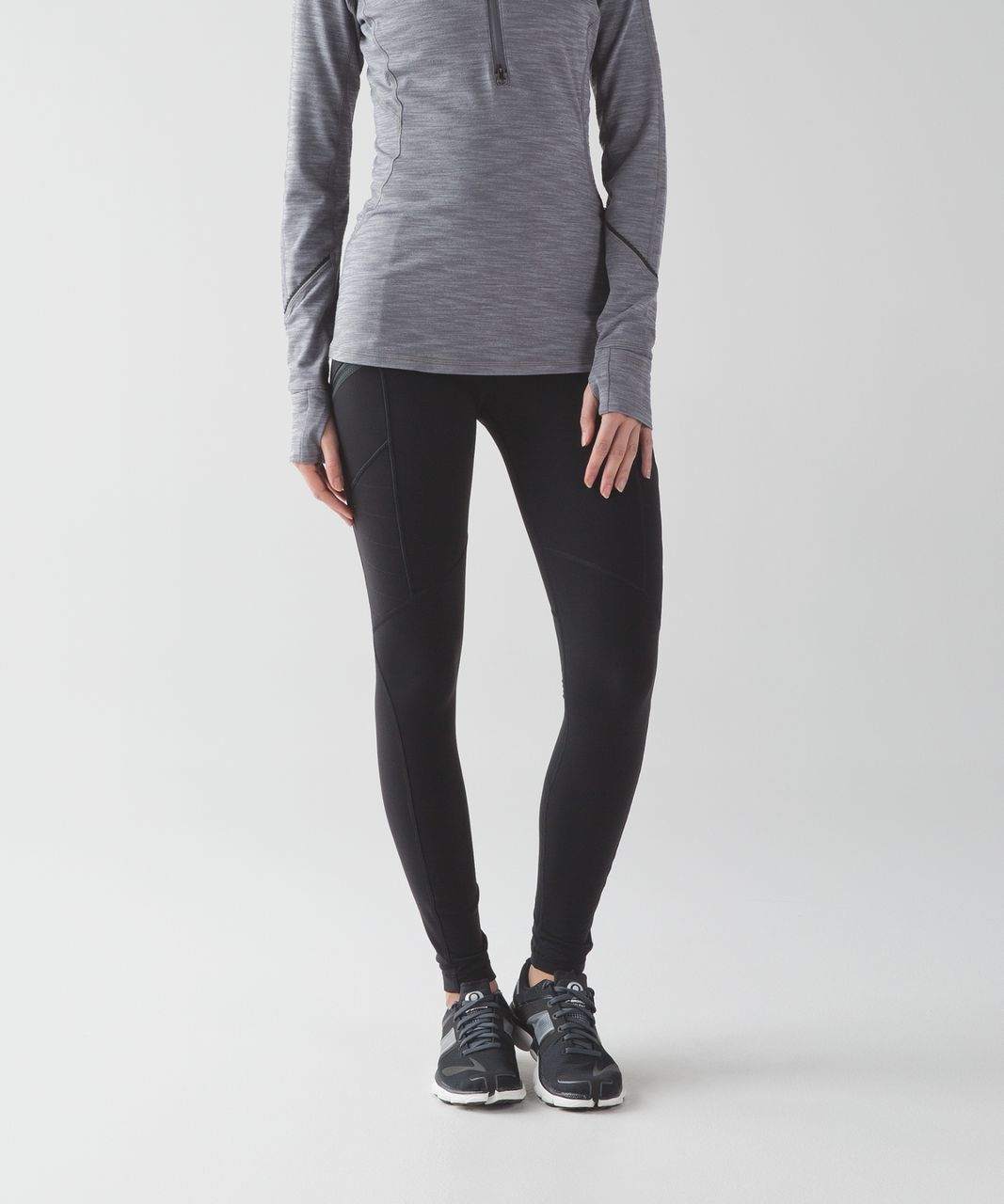 Lululemon Toasty Tech Tight II - Black - lulu fanatics