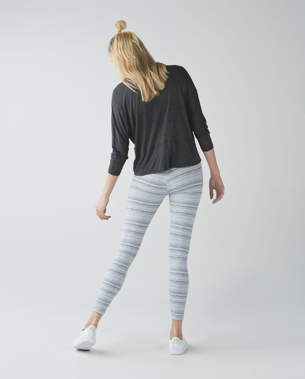 My Superficial Endeavors: Lululemon High Times Pant in Cyber Stripe White  Silver Fox!
