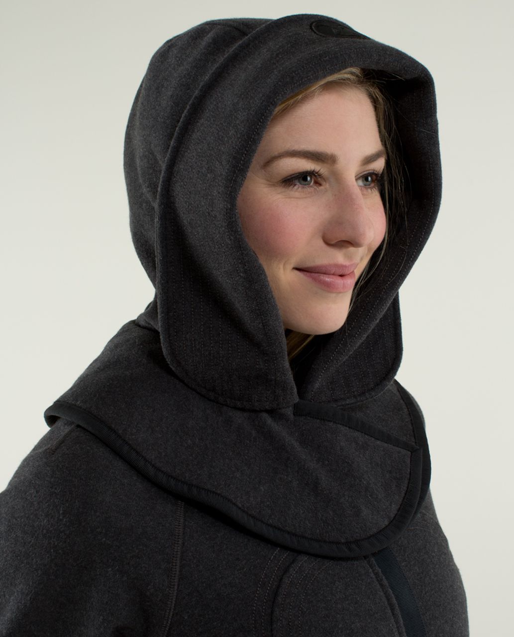 Lululemon Scuba Hoodie *Detachable Hood - Heathered Black / Soot Light ...