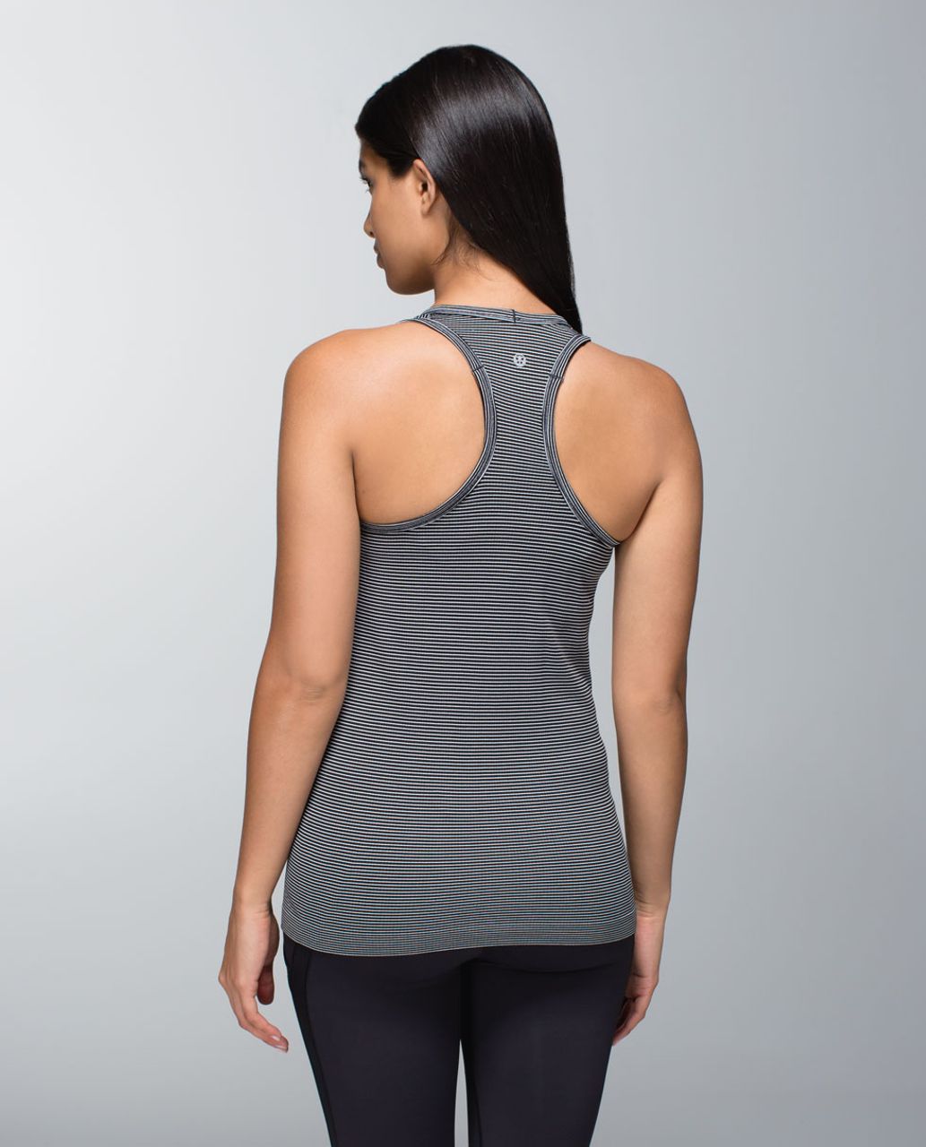 Lululemon Run:  Swiftly Tech Racerback *Stripe - Black