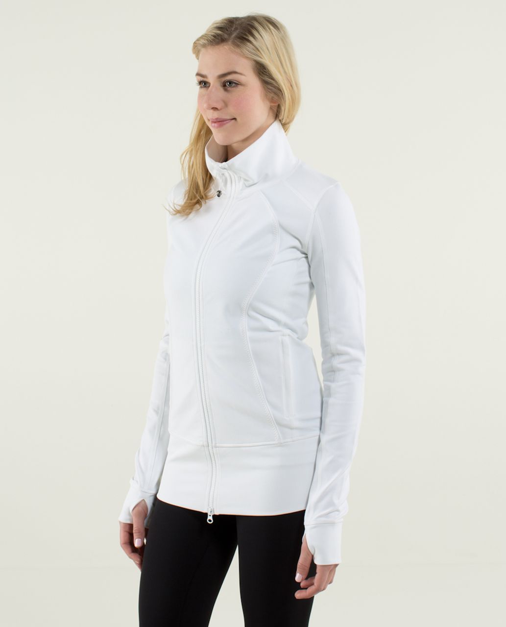 Lululemon Nice Asana Jacket *Brushed - White