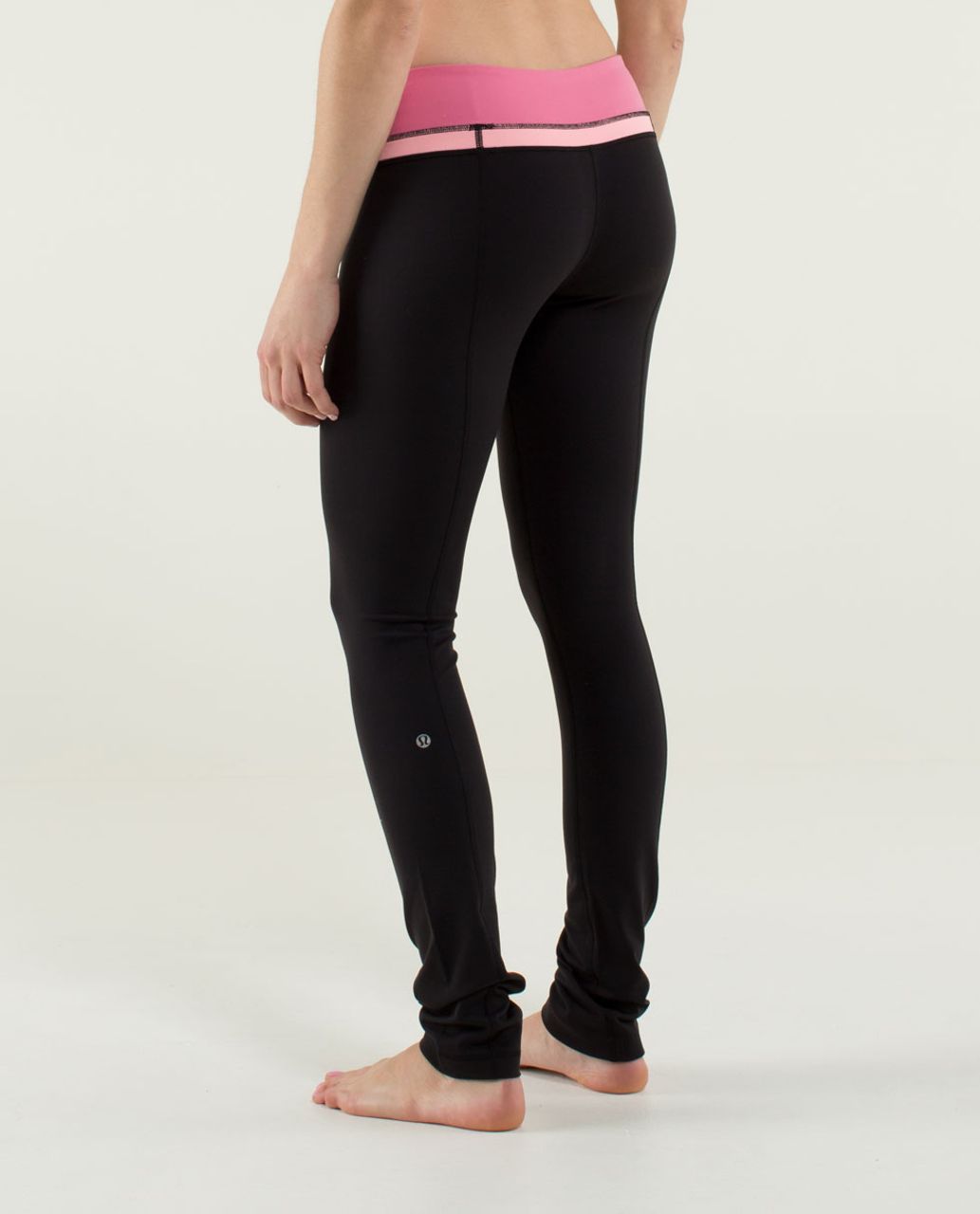 Lululemon Skinny Groove Pant *Full-On Luon - Black / Quilt Winter 13-12