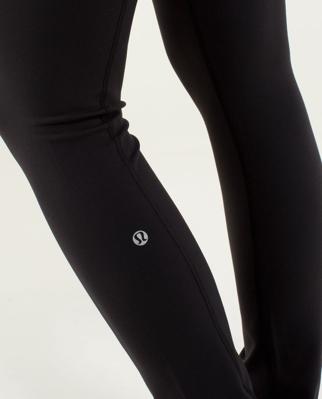 Lululemon Skinny Groove Pant *Full-On Luon - Black / Quilt Winter 13-12