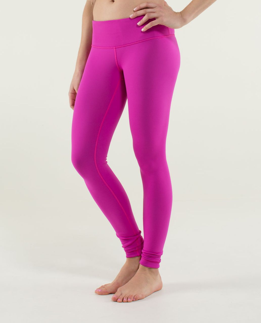 Lululemon Wunder Under Pant *Reversible - Black / Paris Perfection