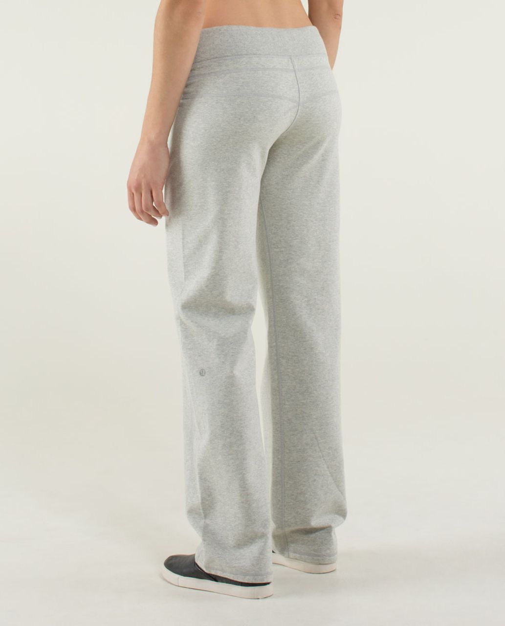 Lululemon Calm & Cozy Pant - Heathered Light Grey - lulu fanatics