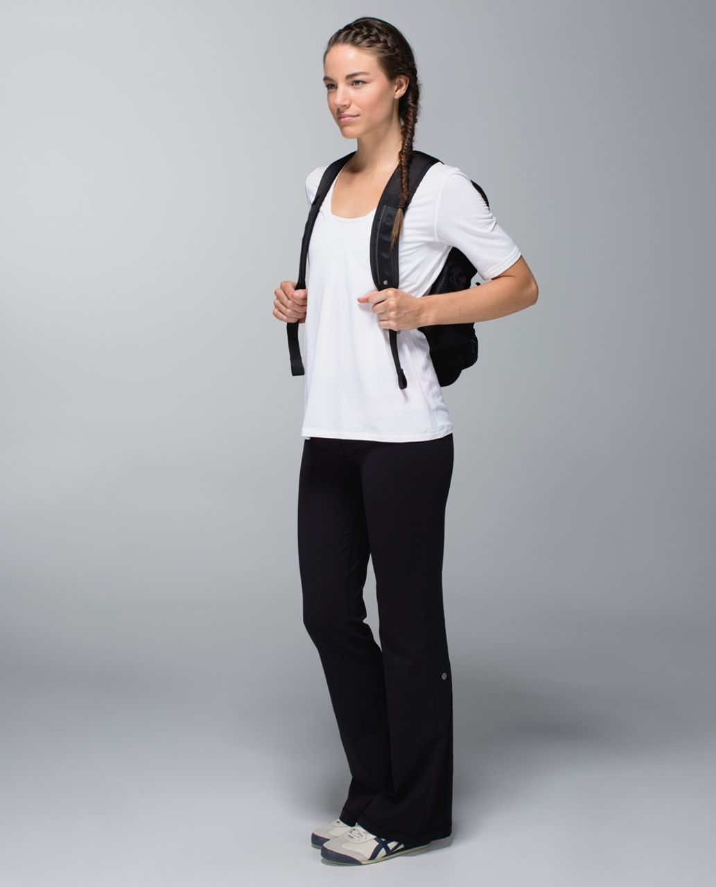 Lululemon Groove Pant (Regular) *Full-On Luon - Black / Quilt