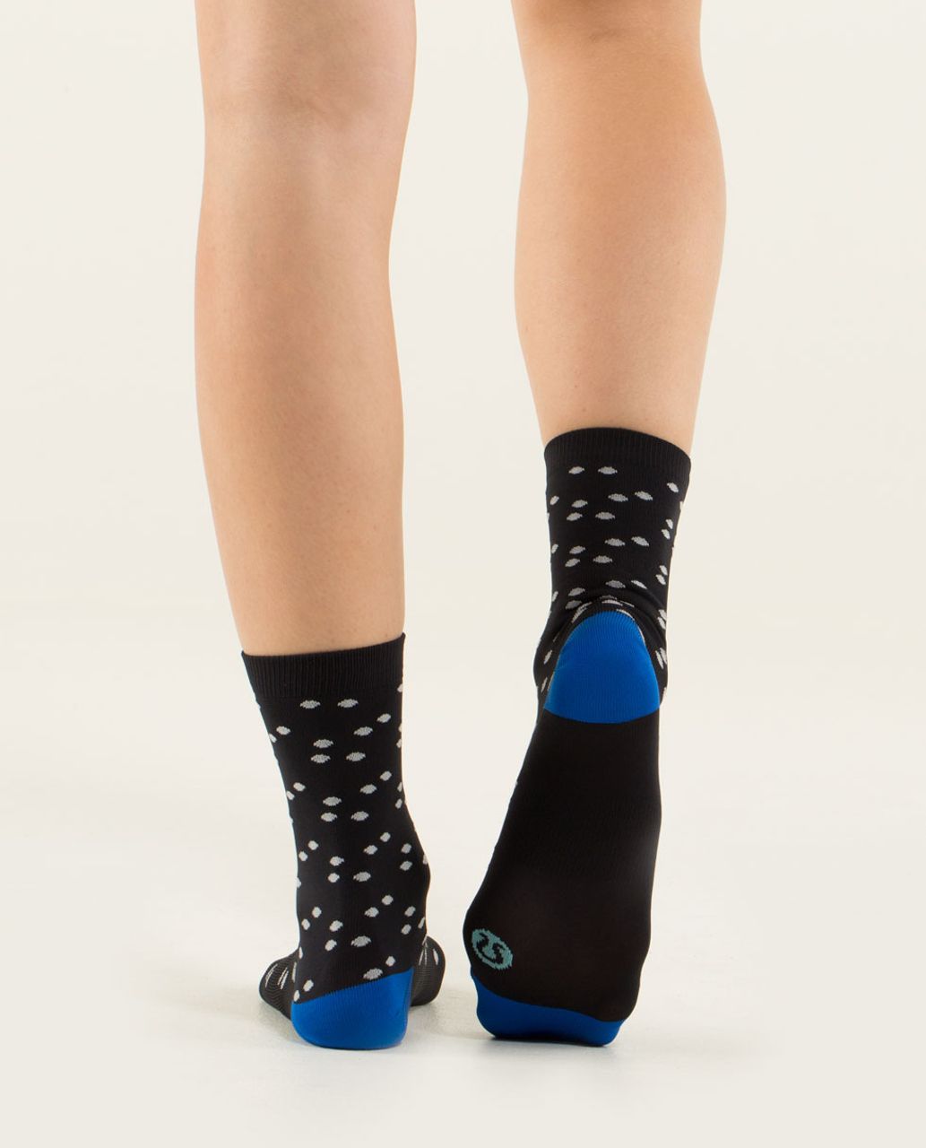 Lululemon Run For Fun Sock - Random Dot Black