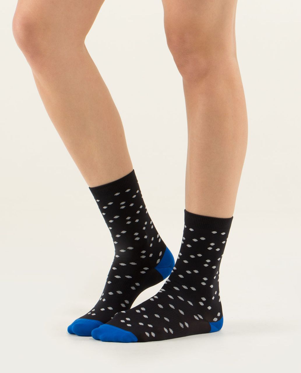 Lululemon Run For Fun Sock - Random Dot Black