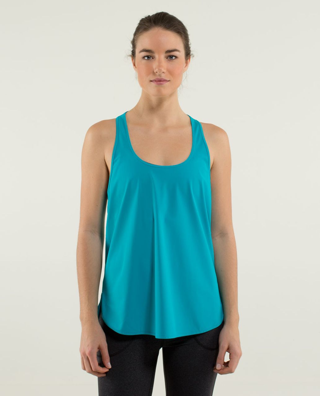 Lululemon Coastal Tank - Secret Garden / Black - lulu fanatics