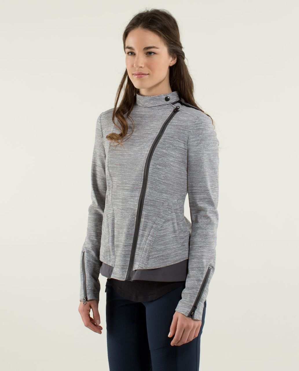 Lululemon Bust A Move Jacket - Commuter Denim Silver Spoon Slate / Soot Light