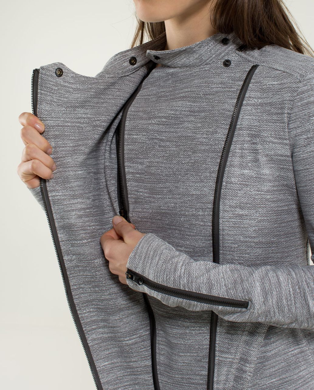 Lululemon Bust A Move Jacket - Commuter Denim Silver Spoon Slate / Soot Light