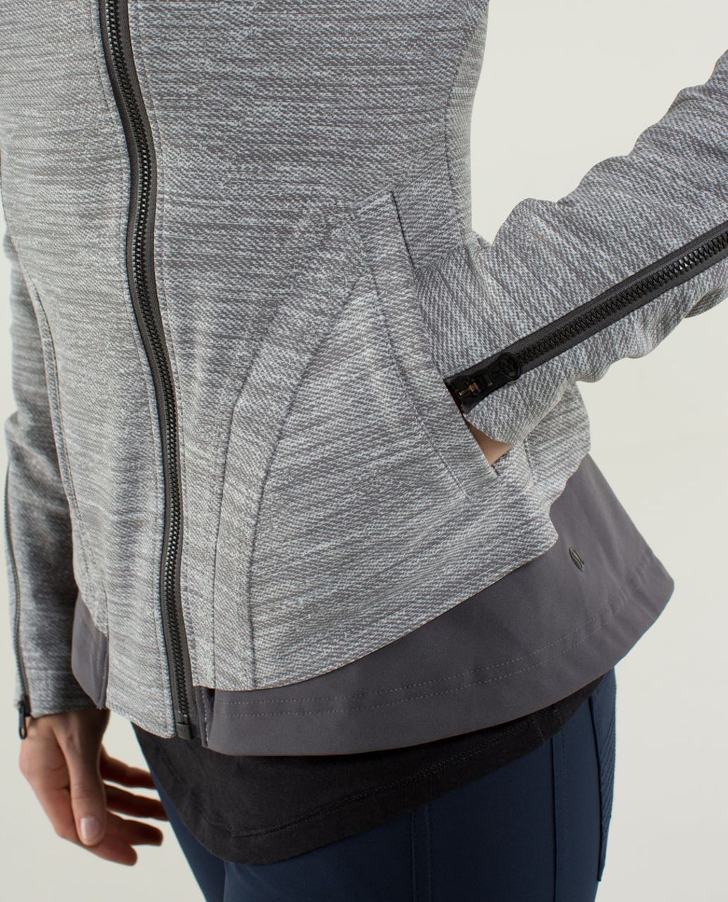 Lululemon Bust A Move Jacket - Commuter Denim Silver Spoon Slate / Soot Light