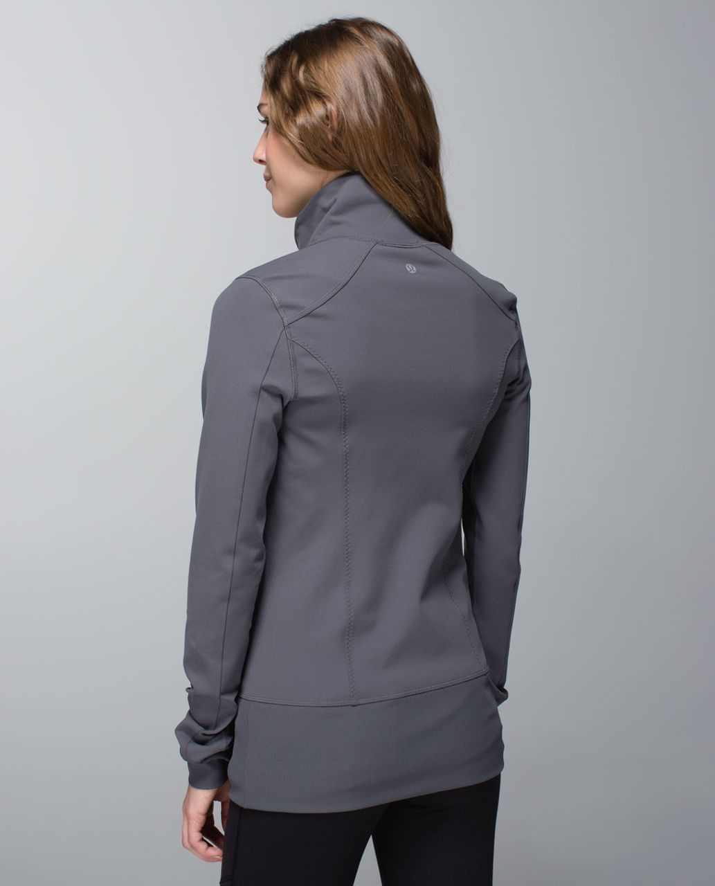 Lululemon Nice Asana Jacket *Brushed - Soot Light