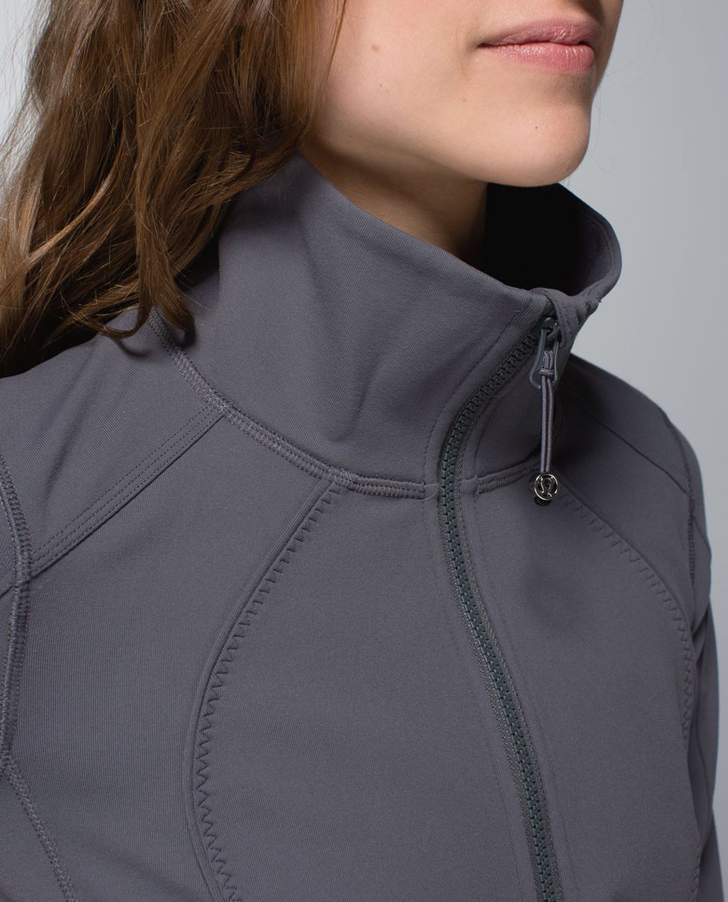 Lululemon Nice Asana Jacket *Brushed - Soot Light