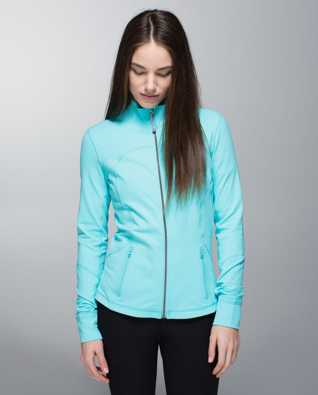 Lululemon Forme Jacket *Cuffins - Angel Blue - lulu fanatics