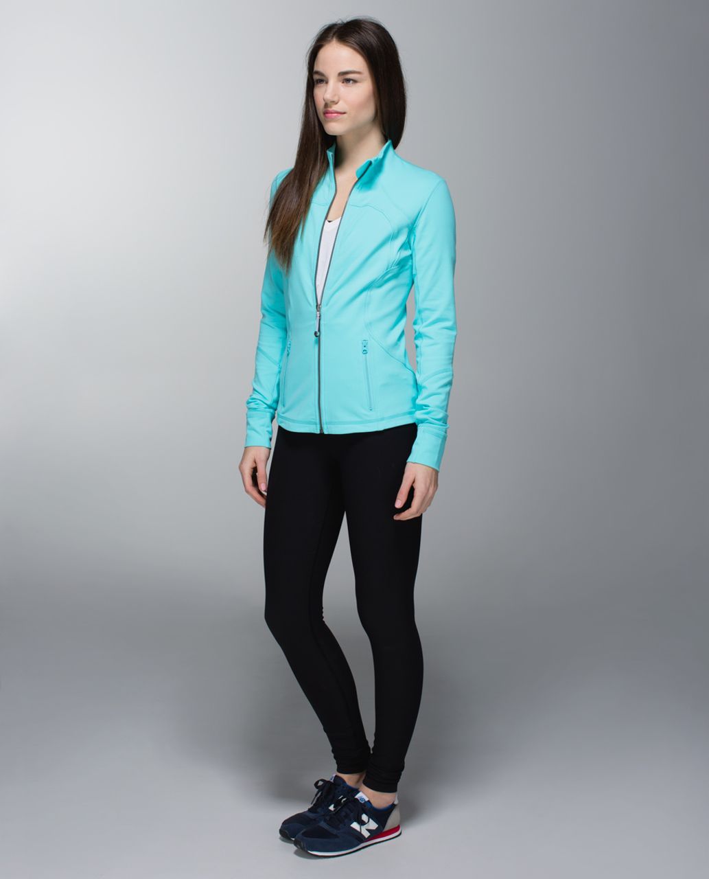 Lululemon Forme Jacket *Cuffins - Angel Blue