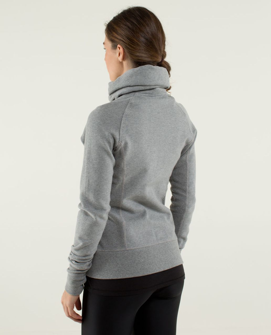 Lululemon Calm & Cozy Jacket - Heathered Medium Grey / Silver Spoon