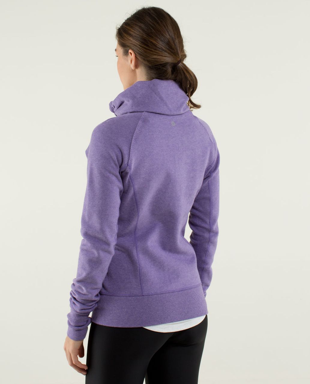 Lululemon Calm & Cozy Jacket - Heathered Winter Orchid / Deep Zinfandel