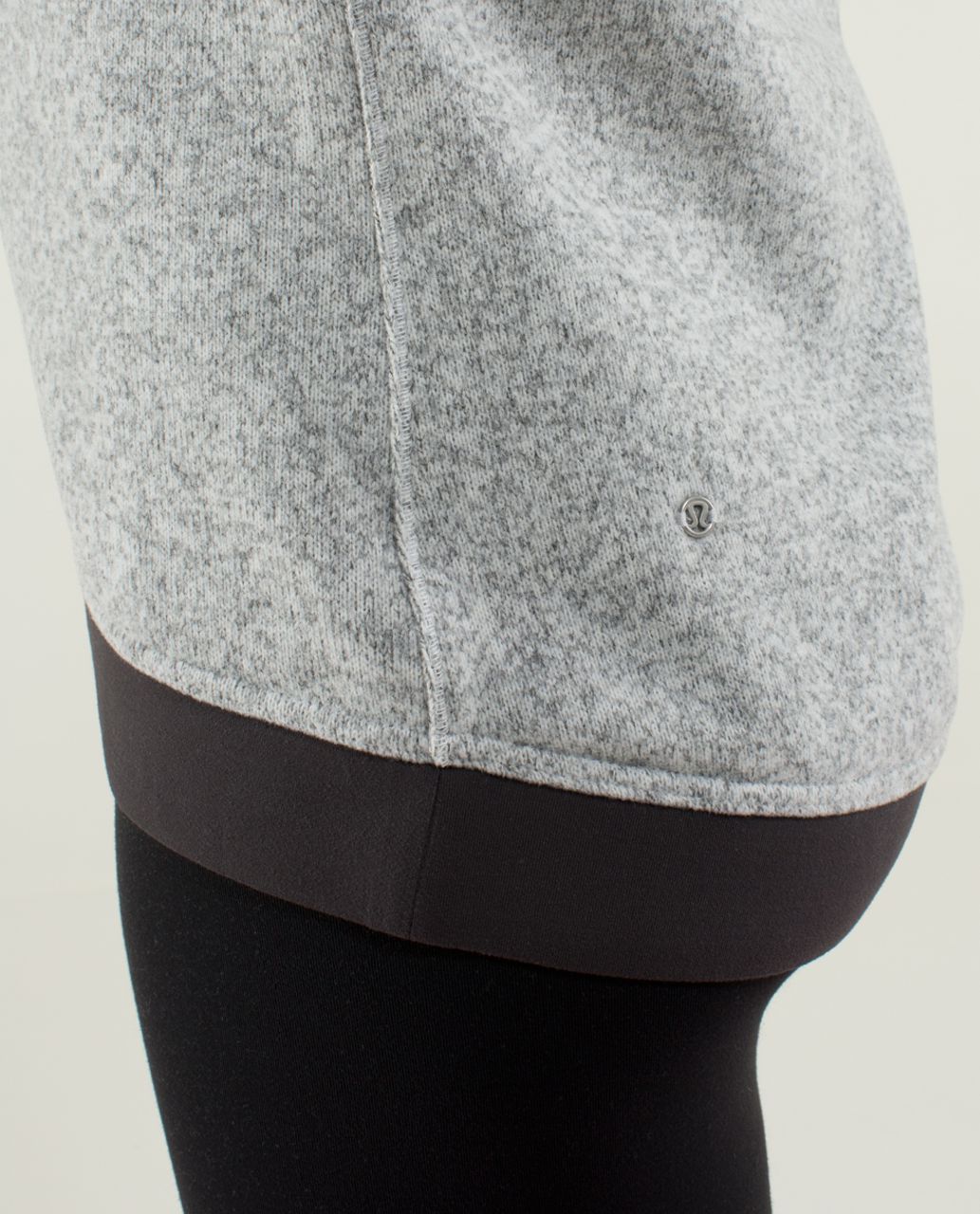 Lululemon Fleet Street Pullover - Heathered White / Soot