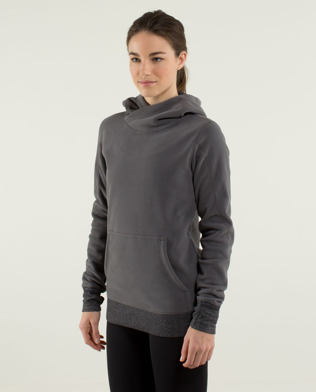 Lululemon Runaway Fleece - Soot Light / Heathered Medium Grey - lulu ...